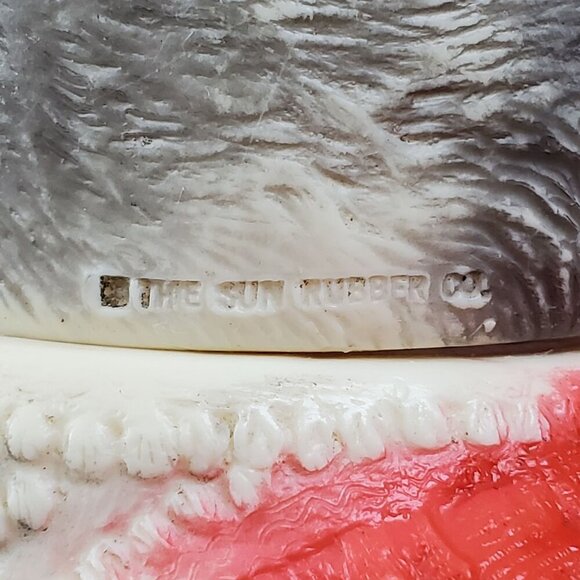 Vintage The Sun Rubber Company Donkey Toy 1961 Marble Rollers Head Turns - Picture 7 of 16